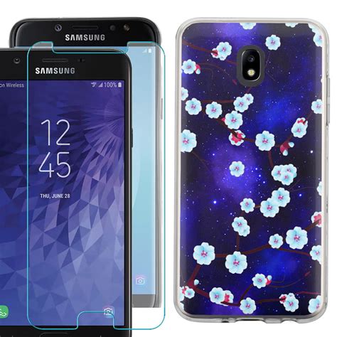 phone case  samsung galaxy  crown  aura slim fit tpu case  tempered glass screen