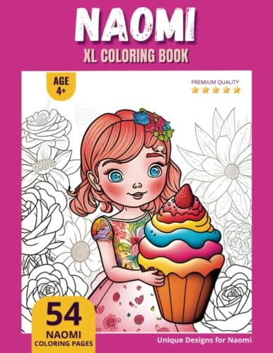 naomi coloring book perfect personal  gift xl edition age
