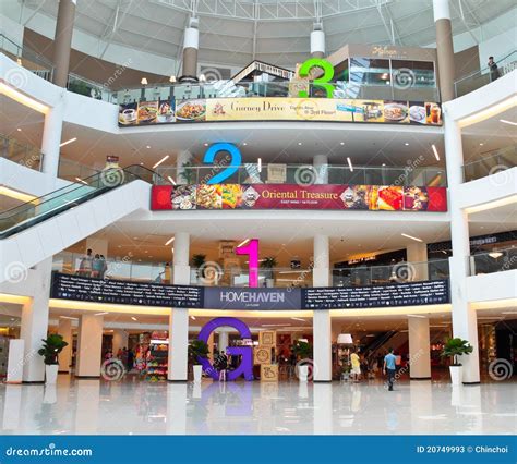 mall interior  huge floor numbering editorial stock photo image  infrastructure design