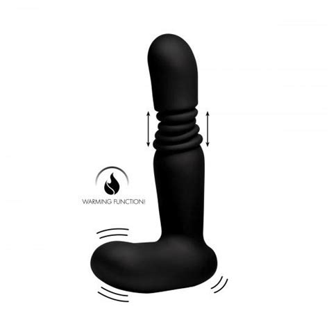 Under Control Thrusting And Heating Anal Plug With Remote