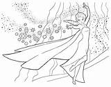 Reine Neiges Coloriage sketch template