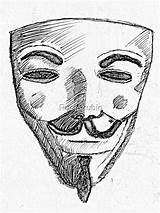 Vendetta Mask Sketch Redbubble Features sketch template