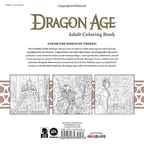 dragon age coloring book  coloring walls