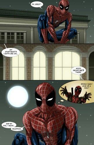 page 1 of my spideypool comic never say never cuz i ♥ spiderman and deadpool spideypool