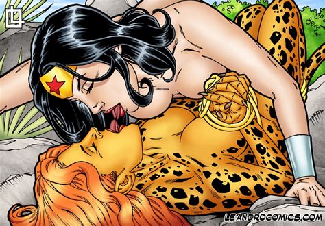 [leandro Comics] Hot Lesbian Sex Featuring Wonder Woman
