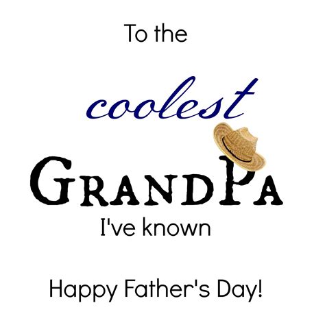 printable happy fathers day grandpa cards  printable