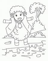 Coloring Sheep Lost Parable Popular sketch template