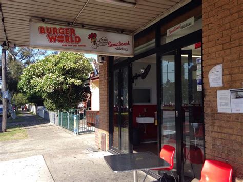 burger world food  drink arncliffe bayside area  south wales