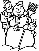Coloring Pages Winter Snowman Snowy Clipart 055c Printable Making Library Color Book Gingerbread Man Christmas Seasons Clip Info Popular Coloringhome sketch template