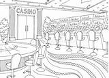 Casino sketch template