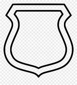 Badge Coloring Police Medal Clipart Comments Pinclipart Report sketch template