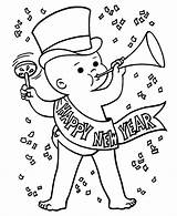 Coloring Pages Year Years Printable Happy Baby Chinese Honkingdonkey Greetings sketch template