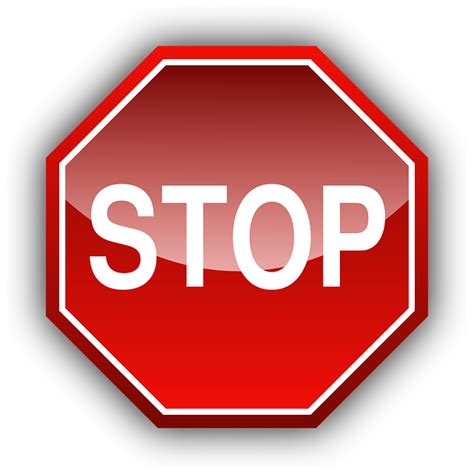 stop sign traffic · free vector graphic on pixabay