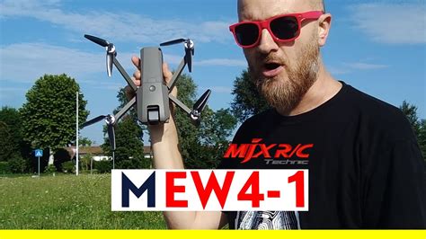 mjx rc mew  drone brushless pieghevole  gps  camera