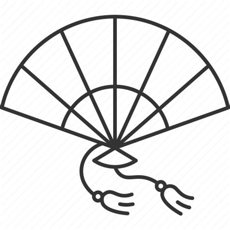 fan paper chinese oriental festival icon   iconfinder