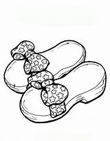 Schuhe Malvorlage sketch template