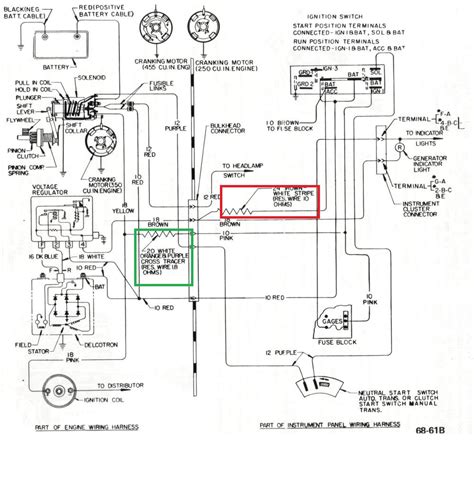 oliver tractor alternator wiring diagram