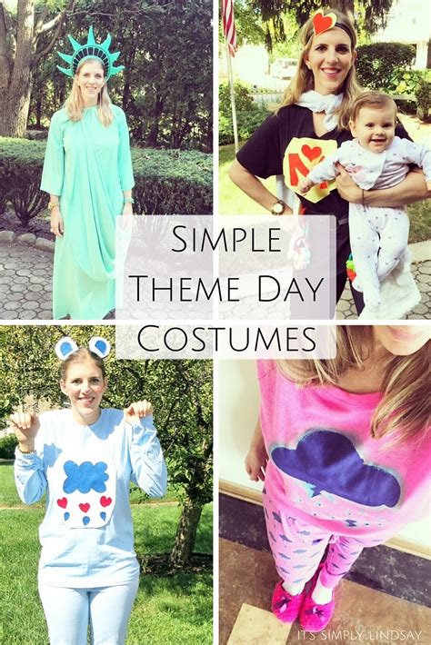 simple theme day costumes  simply lindsay