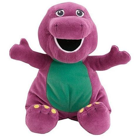 pbs barney the purple dinosaur toy 14 huggable barney