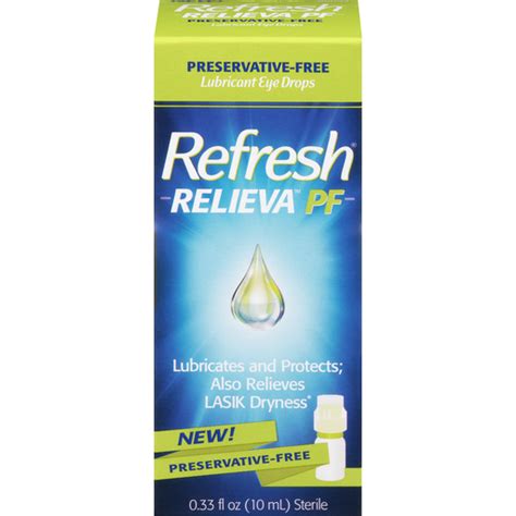 Refresh Relieva Pf Eye Drops Preservative Free Lubricant Buehlers