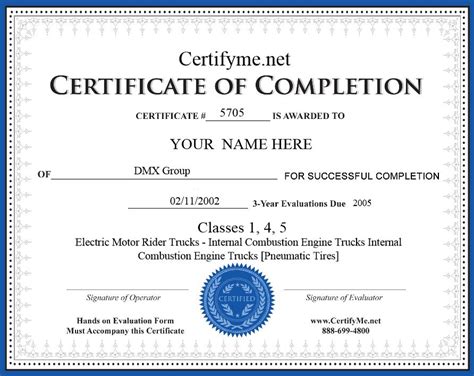 forklift certification card template printable templates