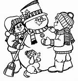 Color Snowman Coloring Frosty Pages Snowmen Kids Popular sketch template