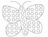 Butterfly Bingo Dauber Print Coloringhome Funnycrafts Markers Veterinariansalary Insertion sketch template