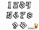 Graffiti Numbers Coloring Alphabet Pages Banksy Number Drawing Cliparts Clip Printable Clipart Z31 Lettering Cool Print Alphabets Pokemon Letter Fonts sketch template