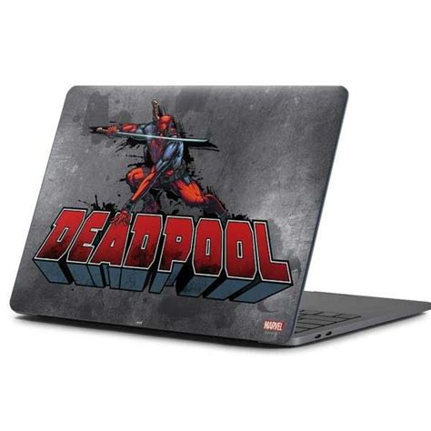 personalize  laptop   marvel deadpool unsheathed laptop skin  premium marvel