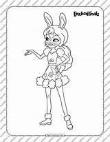 Coloring Printable Enchantimals Felicity Fox sketch template