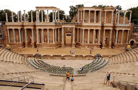 merida teatro romano de merida espanha merida espanha romano