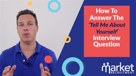 how to answer the tell me about yourself interview question market