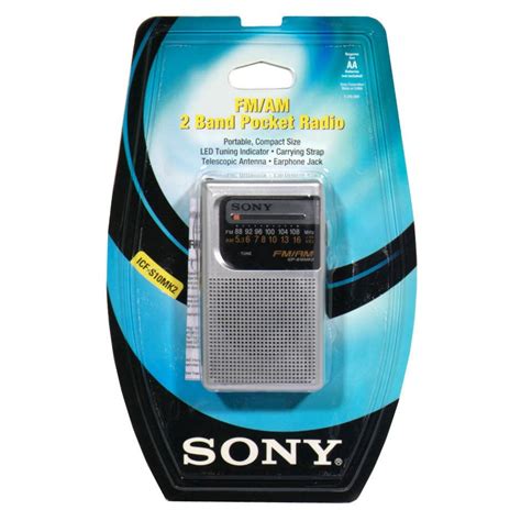 sony icf smk fmam  band pocket radio  radio sears outlet