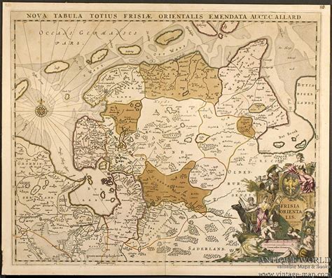friesland map  oude kaarten cartografie kaarten
