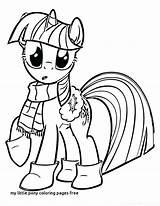 Twilight Sparkle Coloring Pages Print Pony Getdrawings Little sketch template