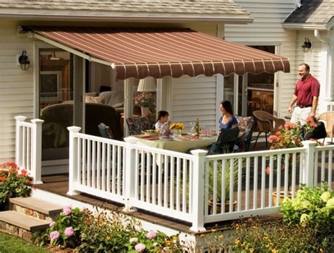 sunsetter motorized xl  xl pro retractable deck awnings patio awnings canada