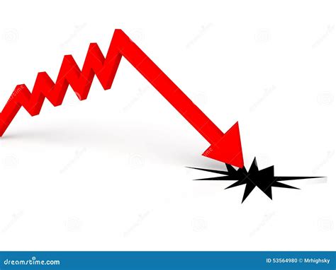 business loss concept stock illustration illustration  arrow