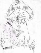 Coloring Stoner Mushroom Pages Weed Trippy Book Drawings Adults Tattoos Adult Drawing Mushrooms Smoking Tattoo Tumblr Draw Colouring Deviantart Shroom sketch template