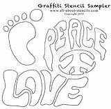 Graffiti Stencils Stencil Printable Stenciling Street Patterns Templates Movement Cut Painting Airbrush Join Animal Brushed Air Then Template Walls Try sketch template