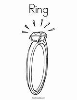 Coloring Ring Wedding Color Diamond Gold Rr Jewel Bearer Jewels Romans Pages Do Cincin Bling Engagement Letter Scripture Printable Happy sketch template
