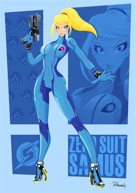 Zero Suit Samus Super Smash Bros Tribute By Robsong On