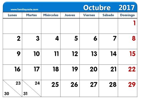 calendario   imprimir mes de octubre calendario   imprimir calendario