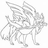 Zacian Sword Shield Spada Scudo Pokémon Stampare Cartonionline Galar sketch template
