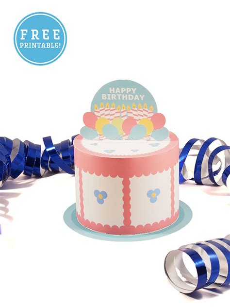 printable happy birthday cake  gulin