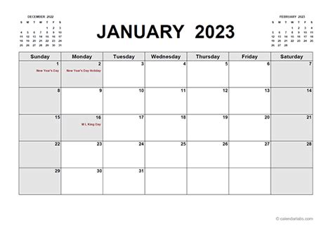 2023 calendar templates and images free download printable calendar