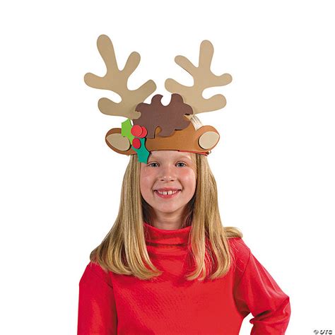 reindeer antler headband craft kit oriental trading