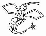 Pokemon Flygon Coloring Pages Drawings Pokémon sketch template