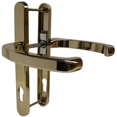 pvc door lock handles  hole antique gold mm ray grahams diy store