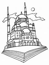 Minaret Moskee Kleurplaten sketch template