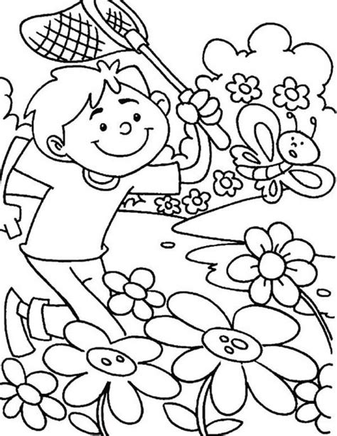 spring time coloring pages coloring pages